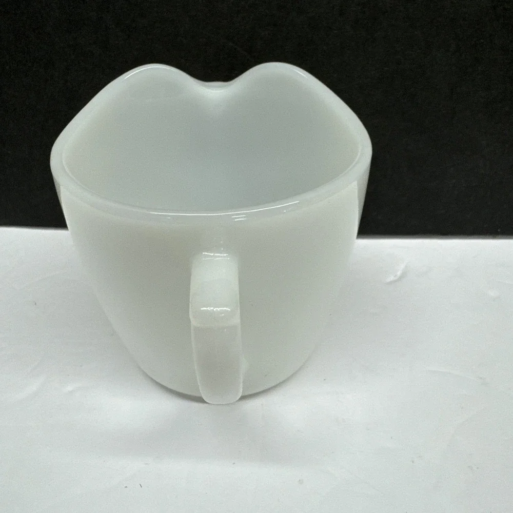 Vintage Fire King Creamer Small Pitcher White USA Oven Ware Spout